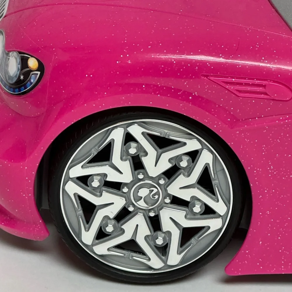 Barbie Hot Pink Convertible Cruiser 2013 BDF38 Glitter Glam Mattel Car